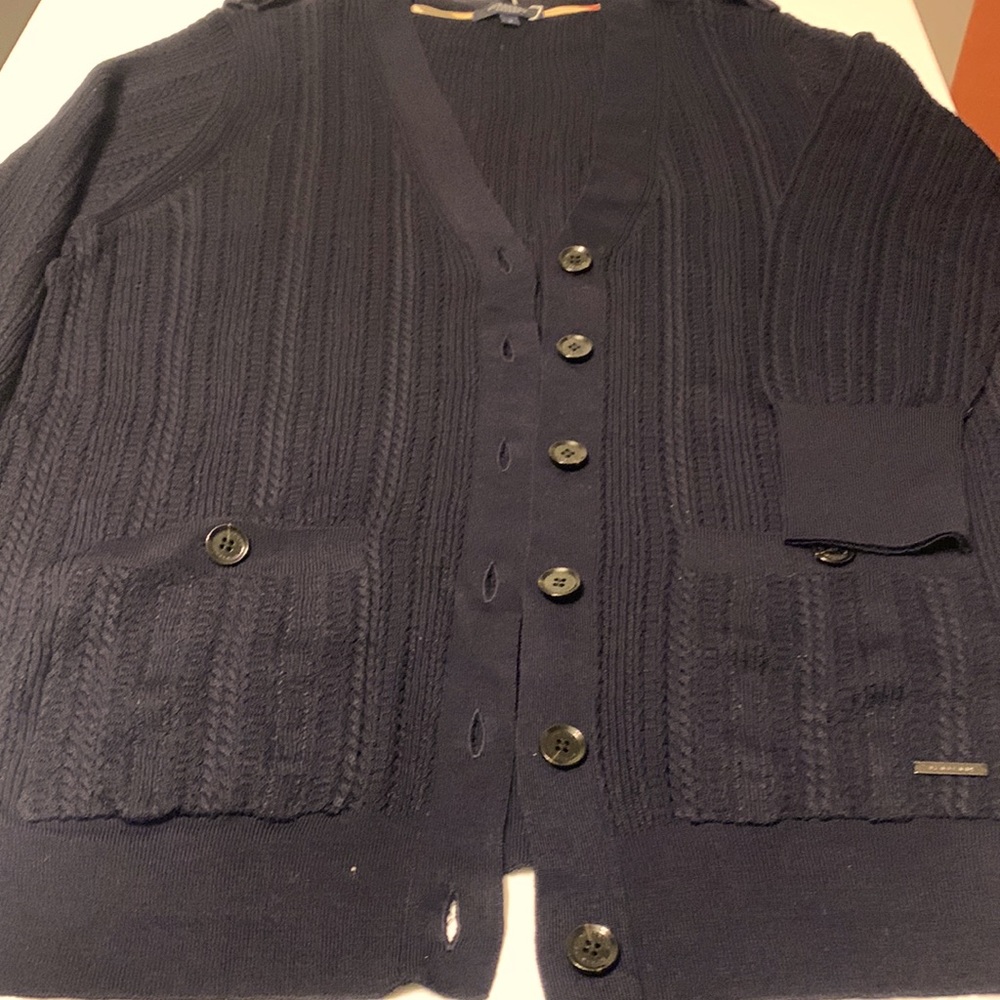 Burberry cardigan wool size 2 - Picture 2 of 9